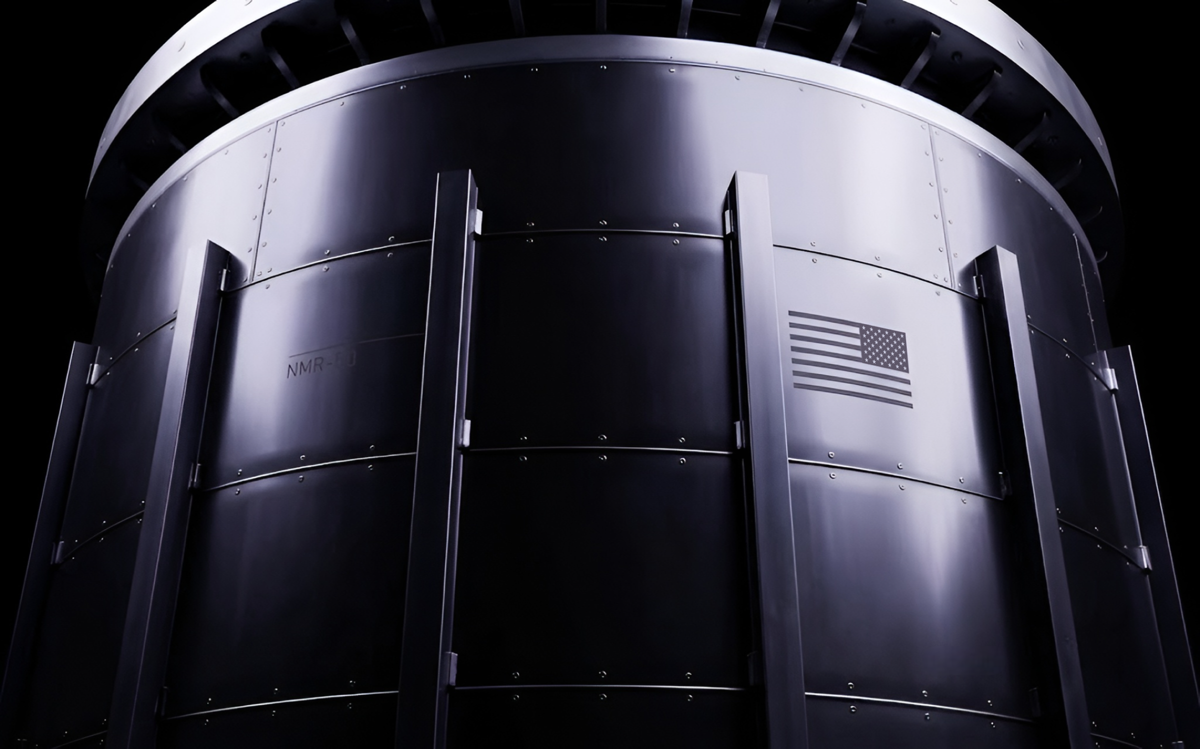 MiraiGaia NMR-50 cylindrical hardware with American flag marking